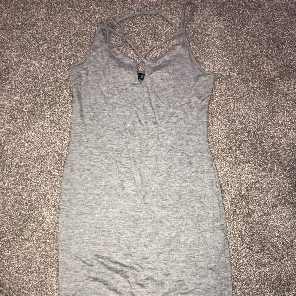 Midi gray dress